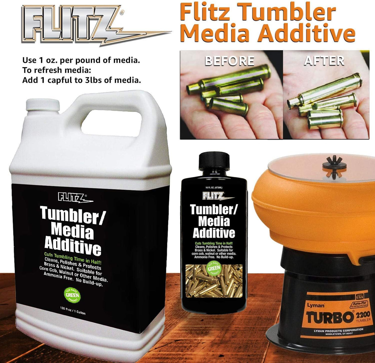 16 oz. Bottle Tumbler Media Additive, 6-Pack E423072