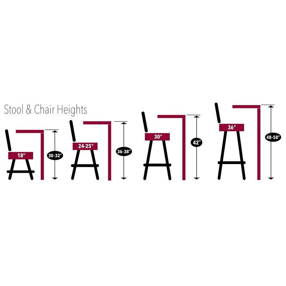 Swivel Bar Stool with Jailhouse Style Back A875