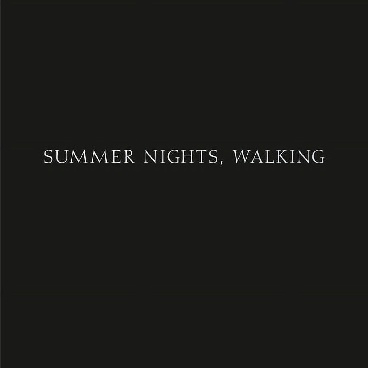 Summer Nights, Walking (Hardcover) Q22327
