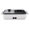 Electric Grill Pan 2 Speed 1200W Hot Pot Barbecue Machine J219688