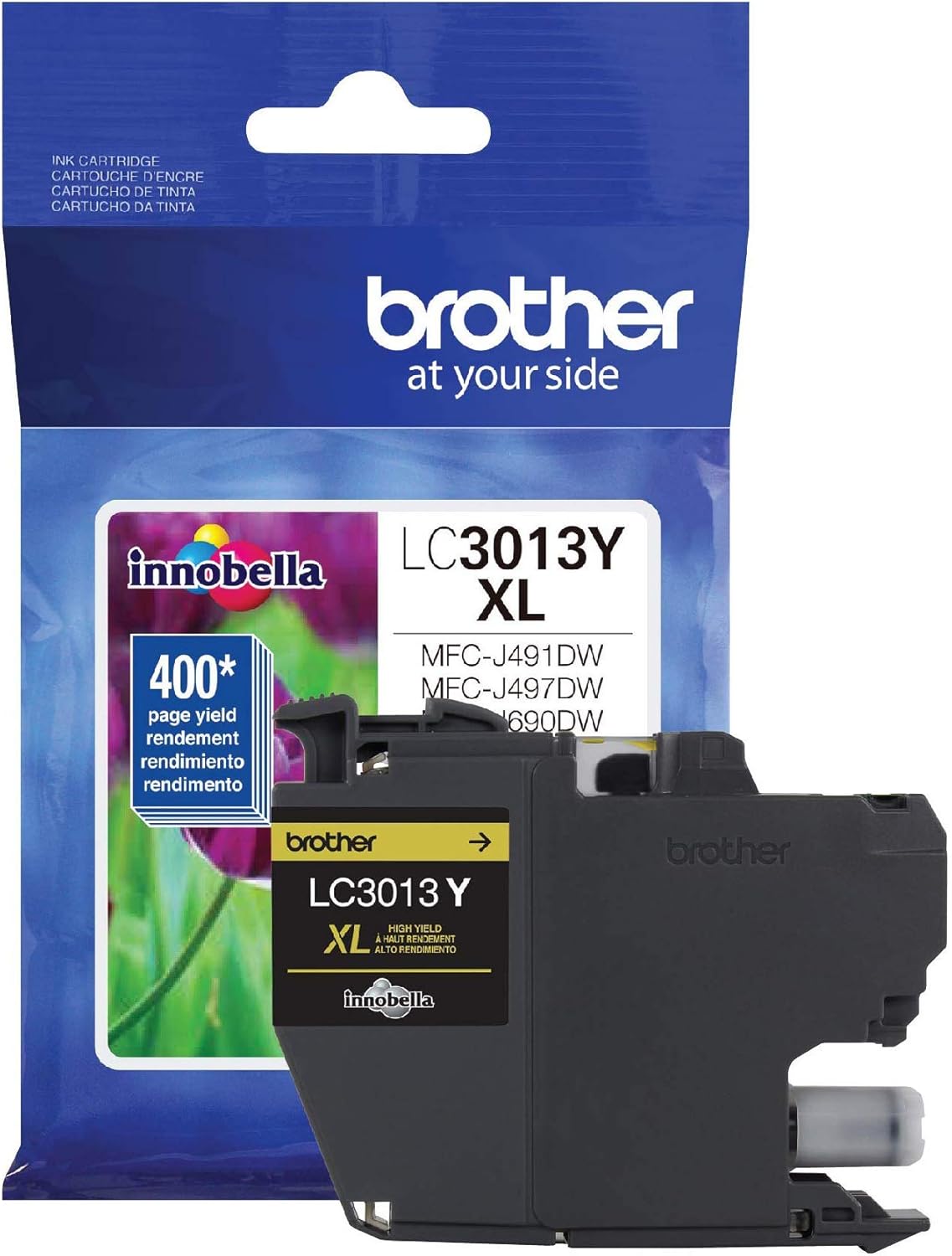 3-Pack High Yield Color Ink Cartridges, Magenta and Yellow, LC3013 Ink Yellow D26839